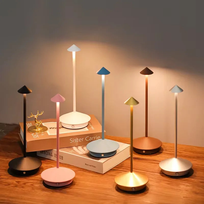 Modern LED Mushroom Table Lamp – Minimalist Decorative Light for Home & Restaurant Ambience