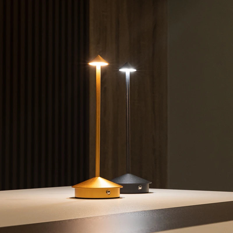 Modern LED Mushroom Table Lamp – Minimalist Decorative Light for Home & Restaurant Ambience