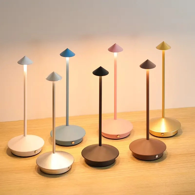 Modern LED Mushroom Table Lamp – Minimalist Decorative Light for Home & Restaurant Ambience