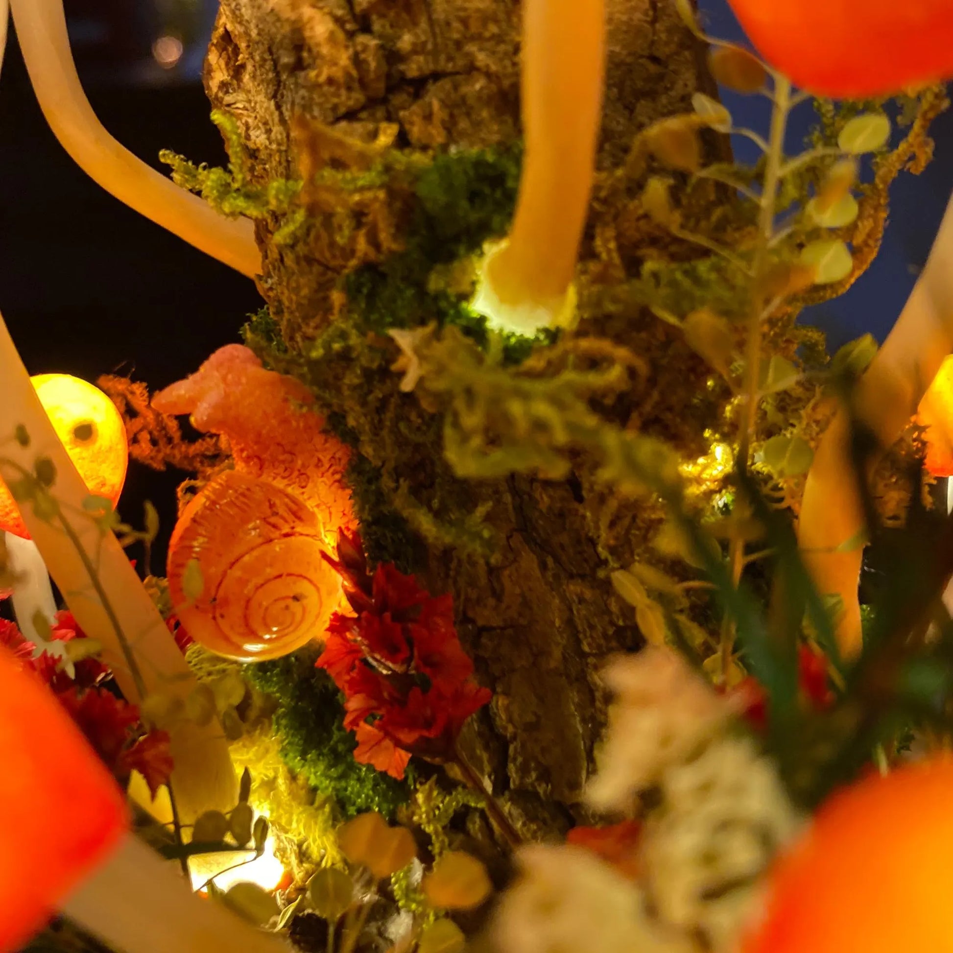 Handmade Glowing Mushroom Night Light – Enchanted Forest Decor Lamp