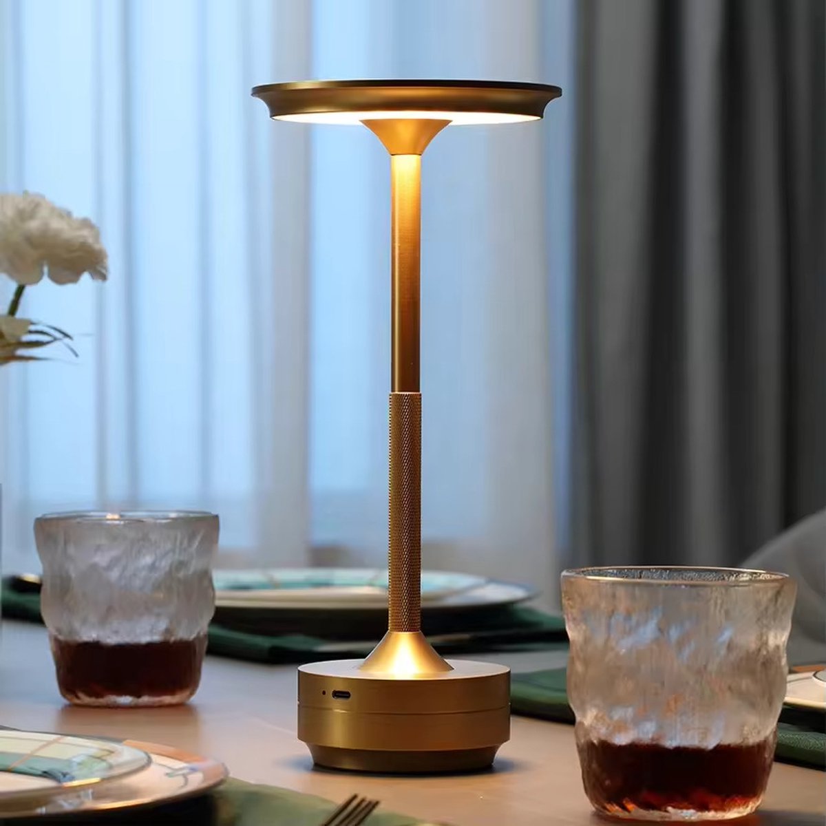 Classy LED Mushroom Table Lamp Touch Dimmable 