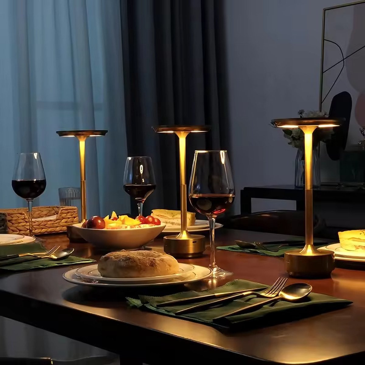 Classy LED Mushroom Table Lamp Touch Dimmable 