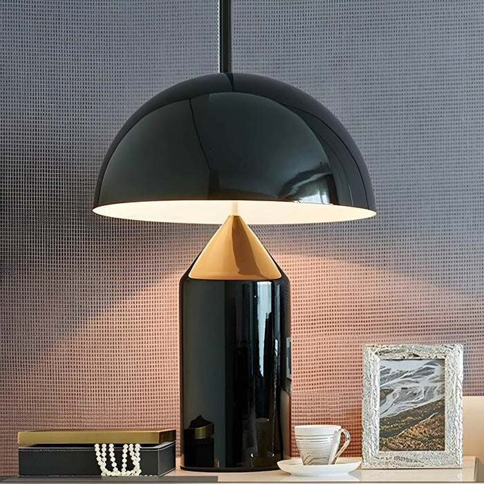 Oluce Atollo Style Mushroom Table Lamp – Modern Metal LED Decorative Light