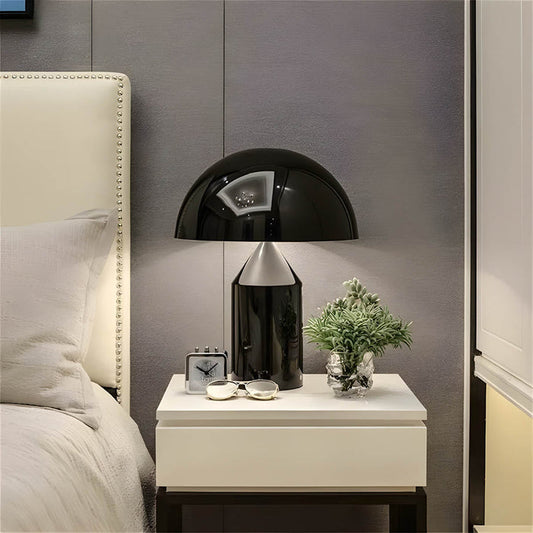 Oluce Atollo Style Mushroom Table Lamp – Modern Metal LED Decorative Light