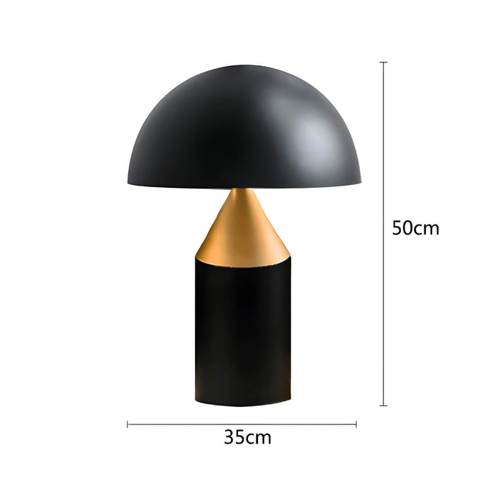 Oluce Atollo Style Mushroom Table Lamp – Modern Metal LED Decorative Light