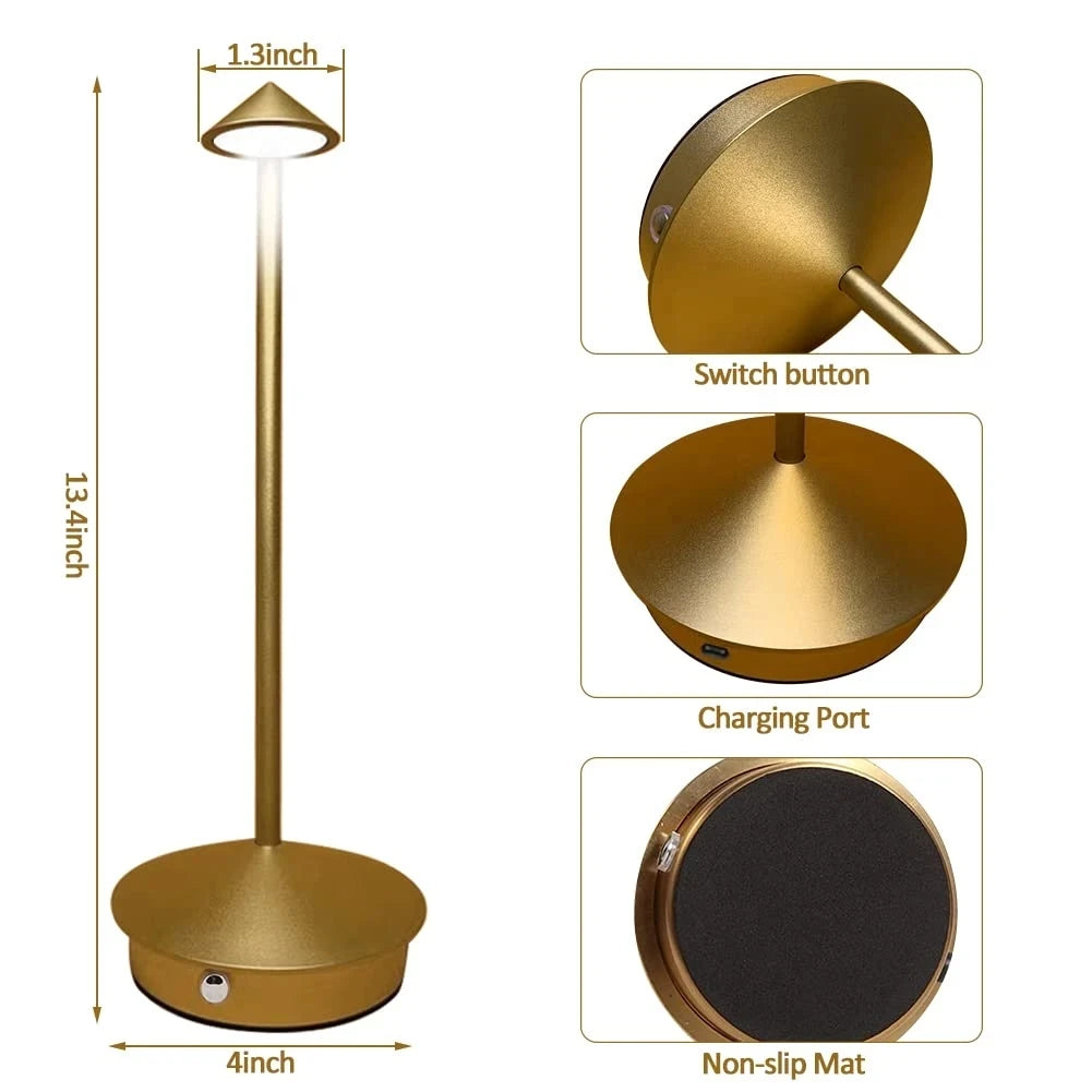 Modern LED Mushroom Table Lamp – Minimalist Decorative Light for Home & Restaurant Ambience