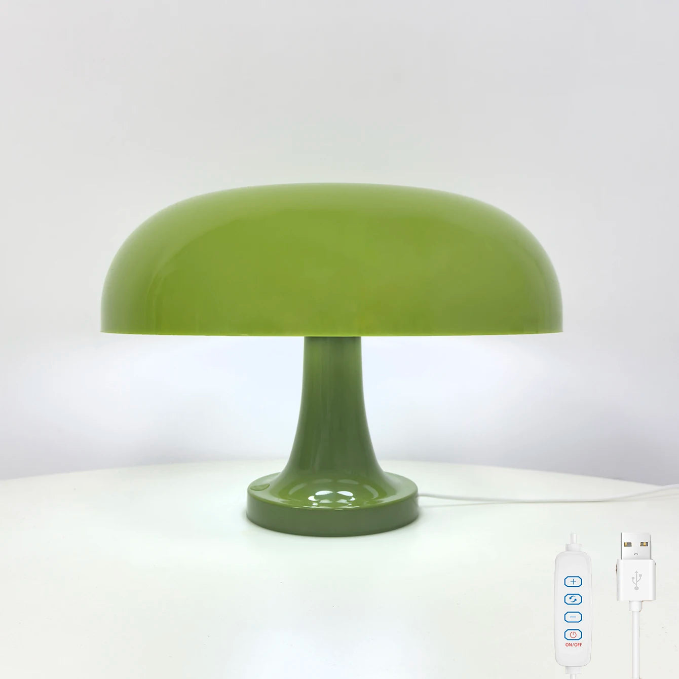 Modern Bauhaus Mushroom Table Lamp – Danish Designer Style