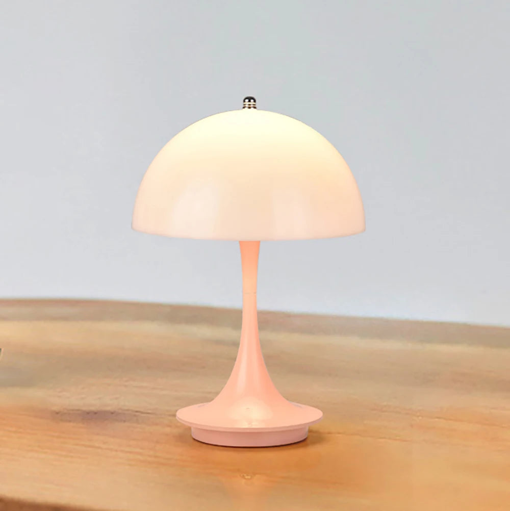 Small Mushroom Table Lamp – Touch-Control LED Light with USB Charging