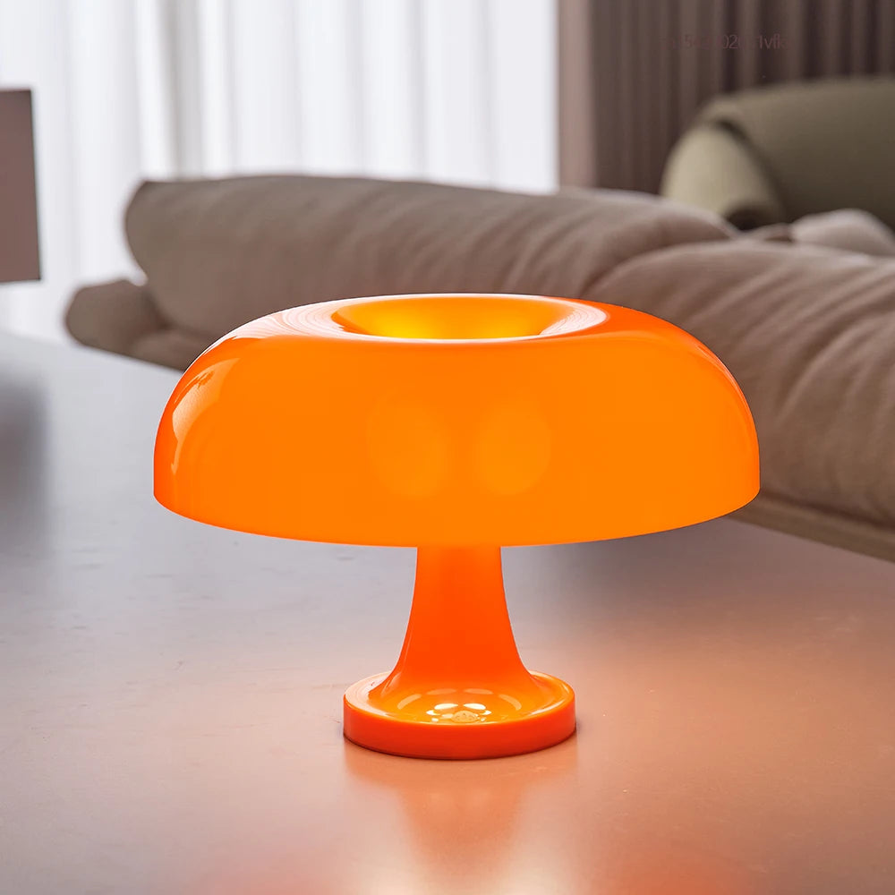 Modern Bauhaus Mushroom Table Lamp – Danish Designer Style