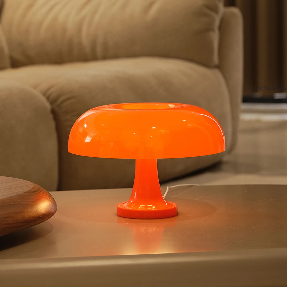 Modern Bauhaus Mushroom Table Lamp – Danish Designer Style