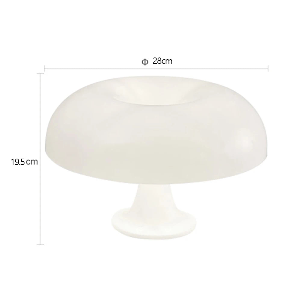 Modern Bauhaus Mushroom Table Lamp – Danish Designer Style