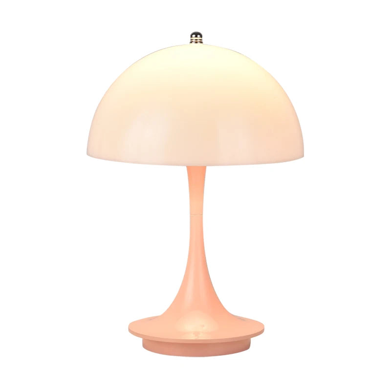 Small Mushroom Table Lamp – Touch-Control LED Light with USB Charging