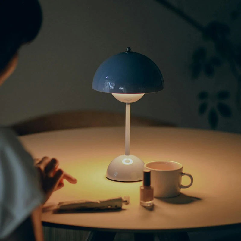 Flowerglow Dimmable Mushroom Table Lamp