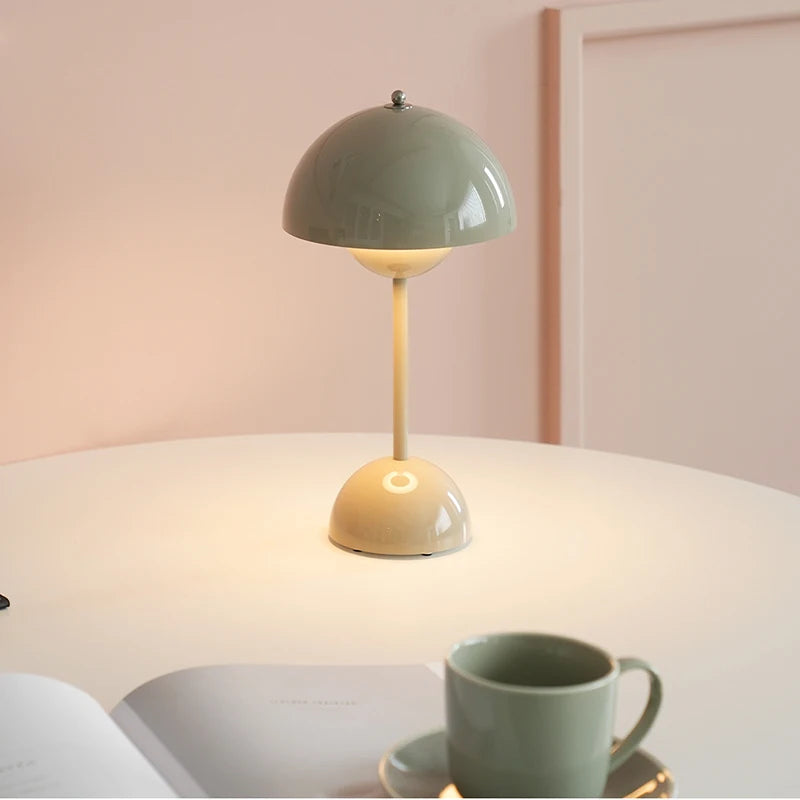 Flowerglow Dimmable Mushroom Table Lamp