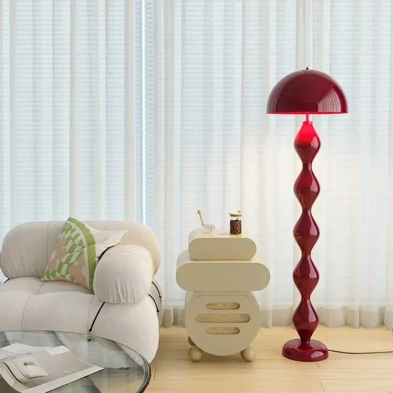 Scandinavian Macaron Floor Lamp - LED Colorful Standing Lamp